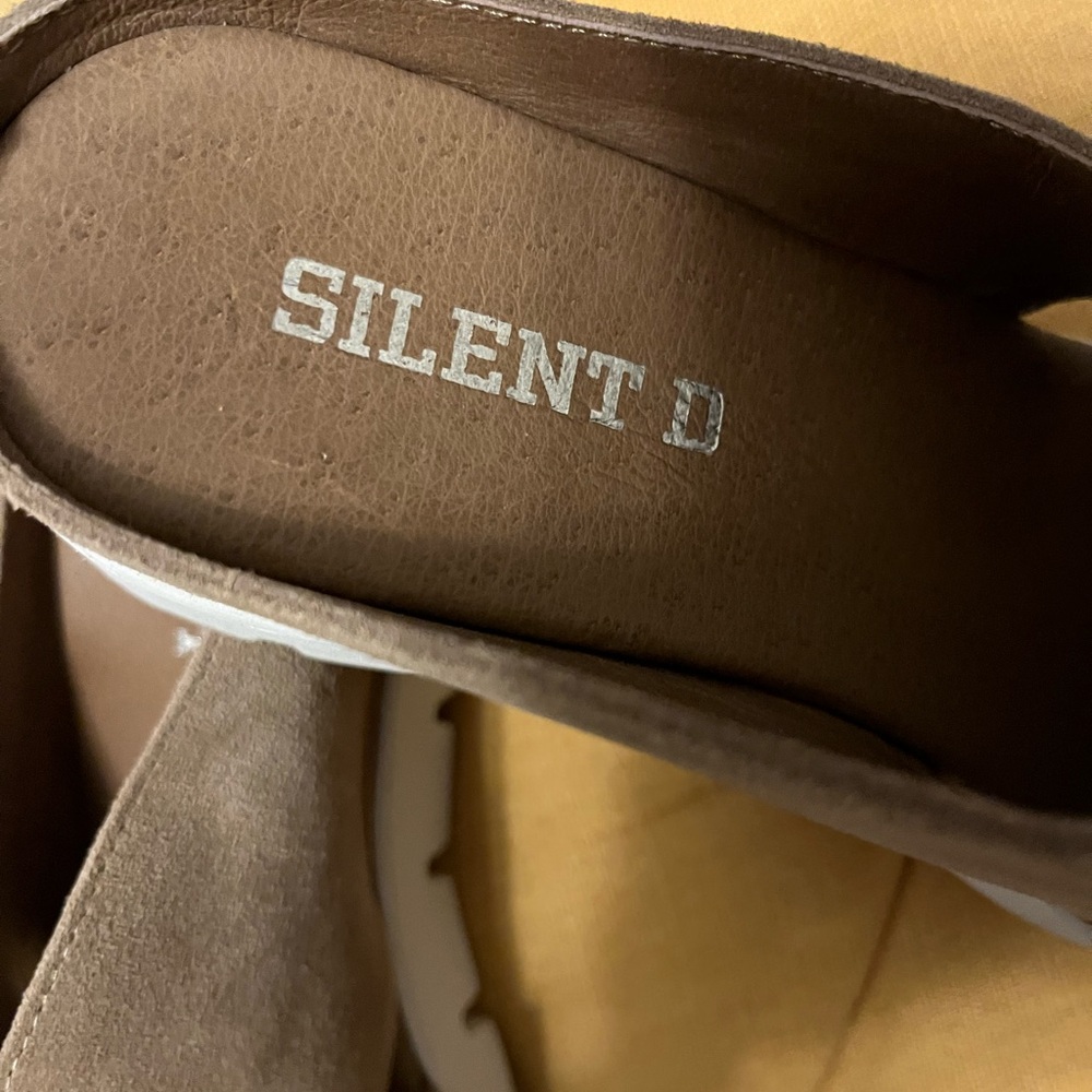 Silent D Racket Sandals. Tan Suede. Size 38 Gentl… - image 5